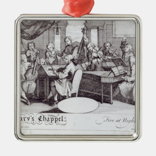 Concert Ticket voor Mary's kapel Metalen Ornament (Voorkant)