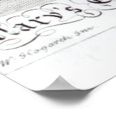 Concert Ticket voor Mary's kapel Poster (Hoek)