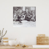 Concert Ticket voor Mary's kapel Poster (Keuken)