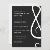 Concert Treble Clef Kamermuziek Overweging Kaart (Voorkant)