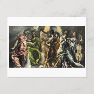 Concert van de engelen   El Greco   Briefkaart