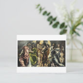 Concert van de engelen | El Greco | Briefkaart (Staand voorkant)