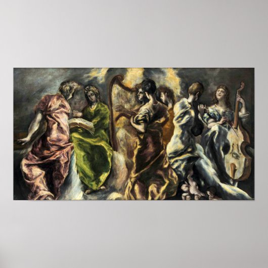 Concert van de engelen | El Greco | Poster (Voorkant)