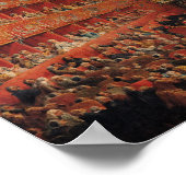 concert van kardinaal de La Rochefoucauld Poster (Hoek)