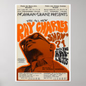  concert van Ray Charles Poster (Voorkant)