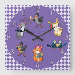 concert vierkante klok