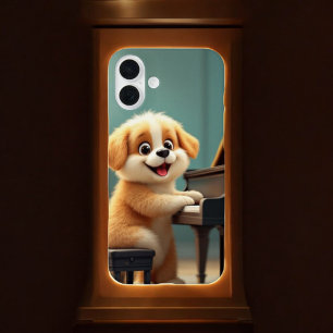 Concert voor honden: Piano Pooten iPhone 16 Plus Hoesje