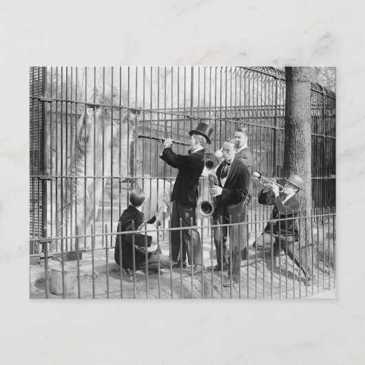 Concert voor ijsberen, 1925 briefkaart (Voorkant)