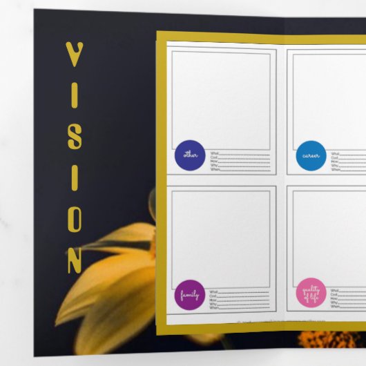 Concert voor Liefdadigheid International 2020 Plan Drieluik Wenskaart (Binnenzijde eerst)