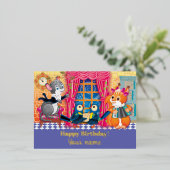 concert Young Animal Folie Feestdagen Briefkaart (Staand Voorkant)