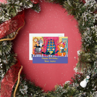 concert Young Animal Folie Feestdagen Briefkaart