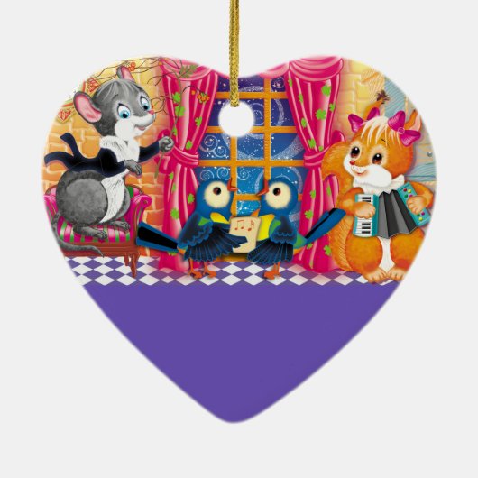 concert Young Animal Keramisch Ornament (Achterkant)