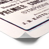 CONCERT YSAYE Henri Meunier Maitres de L'Affiche Poster (Hoek)