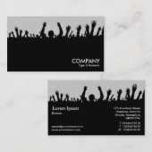 Concert - zwart en lt grijs visitekaartje (Voorkant / Achterkant)