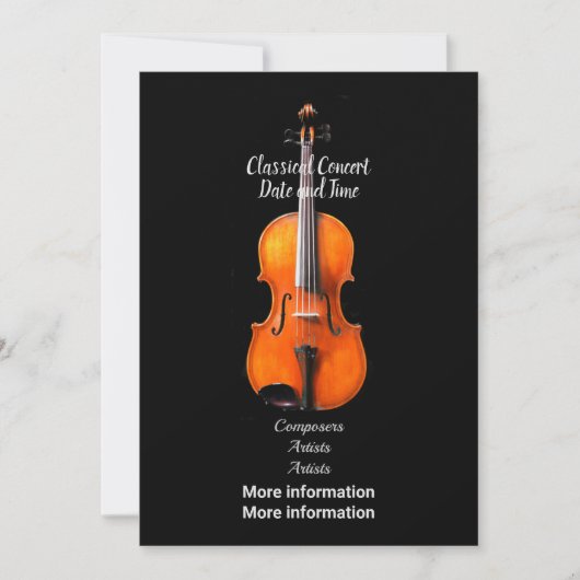 Concertaankondiging Kaart (Voorkant)