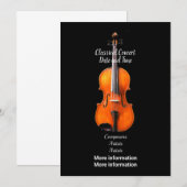 Concertaankondiging Kaart (Voorkant / Achterkant)