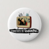 CONCERTEN IN QUARANTINE Limited Edition Ronde Button 5,7 Cm (Voorkant)