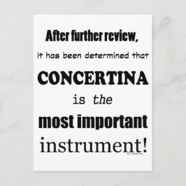 Concertina - Belangrijkste instrument Briefkaart