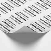 Concertina - Belangrijkste instrument Cadeaupapier (Hoek)