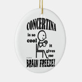 Concertina, Brain Freeze Keramisch Ornament (Rechts)