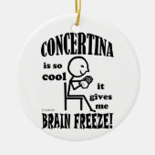 Concertina, Brain Freeze Keramisch Ornament (Voorkant)
