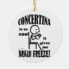 Concertina, Brain Freeze Keramisch Ornament