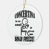 Concertina, Brain Freeze Keramisch Ornament (Links)