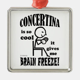 Concertina, Brain Freeze Metalen Ornament