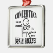 Concertina, Brain Freeze Metalen Ornament (Links)