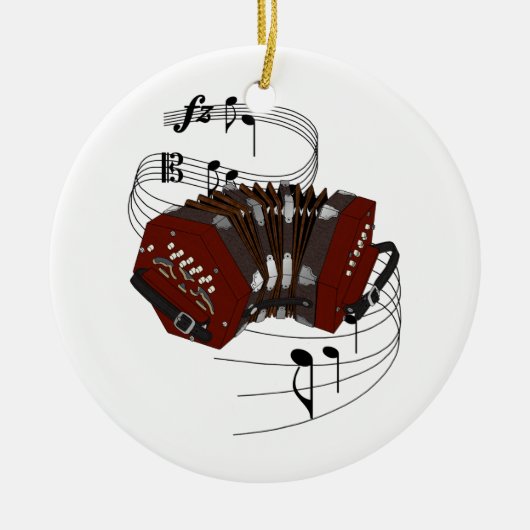 Concertina Keramisch Ornament (Voorkant)