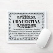 Concertina-licentie Muismat (Met muis)