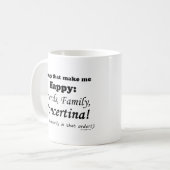 Concertina maakt me gelukkig koffiemok (Voorkant links)