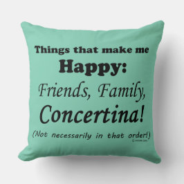 Concertina maakt me gelukkig kussen