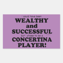Concertina Wealthy & Successful Rectangular Sticke