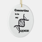 Concertina zit in mijn genen keramisch ornament (Rechts)