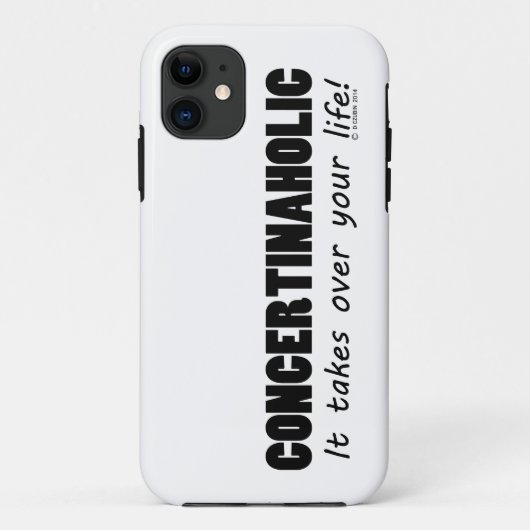 Concertinafolic Life Case-Mate iPhone Case (Achterkant)