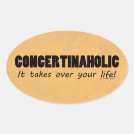 Concertinafolic Life Oval Sticker
