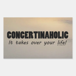 Concertinafolic Life rechthoekige Sticker