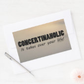 Concertinafolic Life rechthoekige Sticker (Envelop)