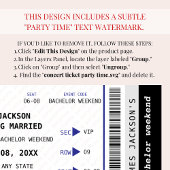 Concertkaart Music Bachelor Weekend Itinerarium Kaart