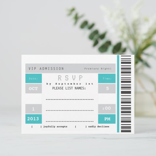 Concertkaartje RSVP (Staand voorkant)