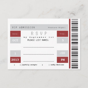 Concertkaartje RSVP Kaartje