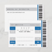 Concertkaartje RSVP Kaartje (Voorkant / Achterkant)