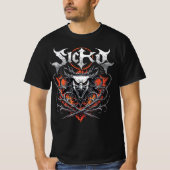 Concertkleding Draag heavy metal rockband Sicko T-shirt (Voorkant)