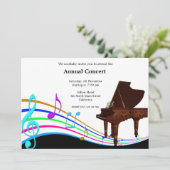 Concertmuziek Kaart (Staand voorkant)