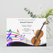 Concertmuziek Kaart (Staand voorkant)