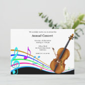 Concertmuziek Kaart (Staand voorkant)