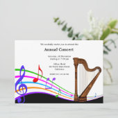 Concertmuziek Kaart (Staand voorkant)