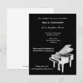 Concertmuziek Kaart (Voorkant / Achterkant)