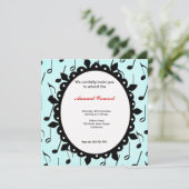 Concertmuziek Kaart (Staand voorkant)